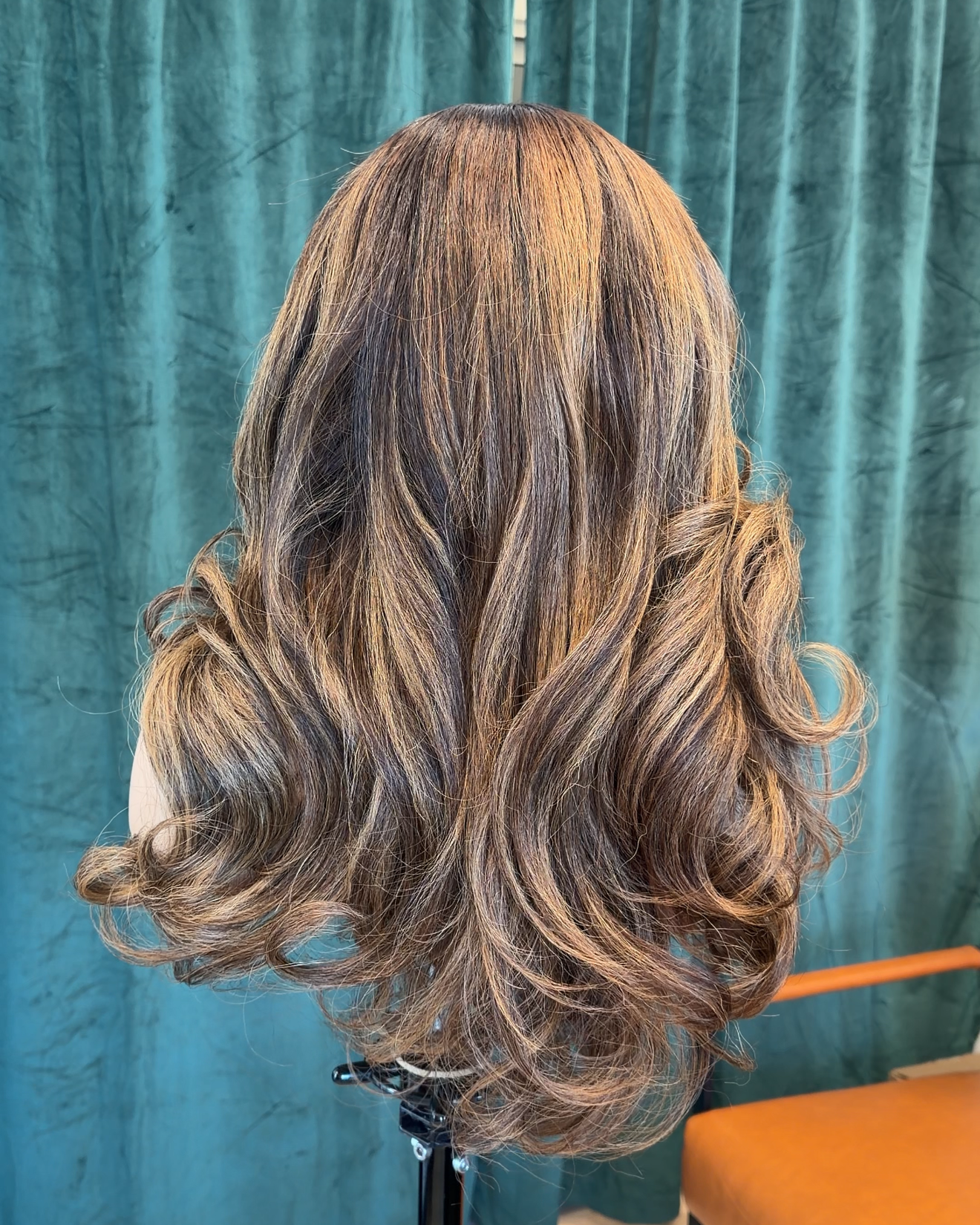 READY TO SHIP Caramel Highlights HD Glueless Wig